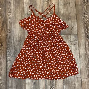 Xhilaration Floral Spaghetti Strap Dress